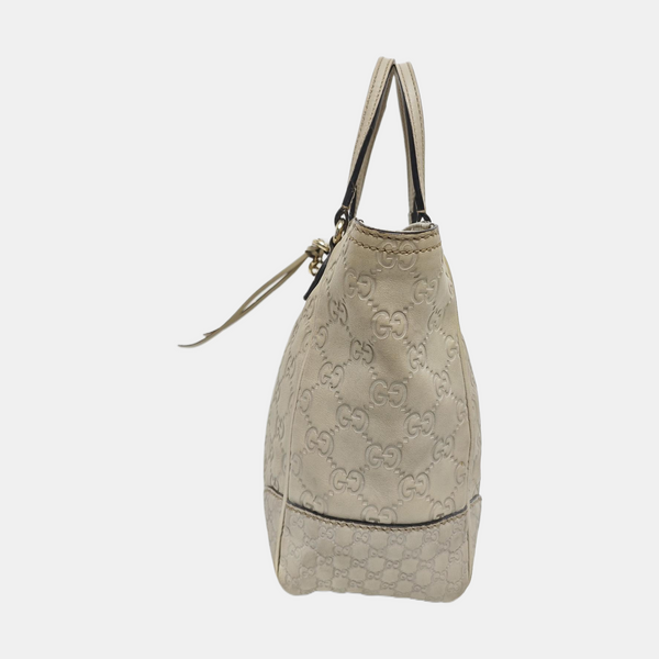Bree Monogram Calfskin Beige