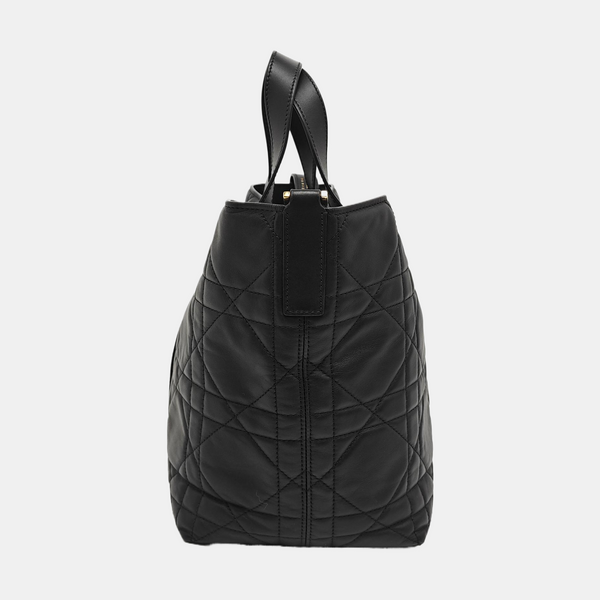 Toujours Medium Cannage Calfskin Black
