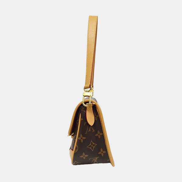 DIANE Monogram Coated Canvas Brown
