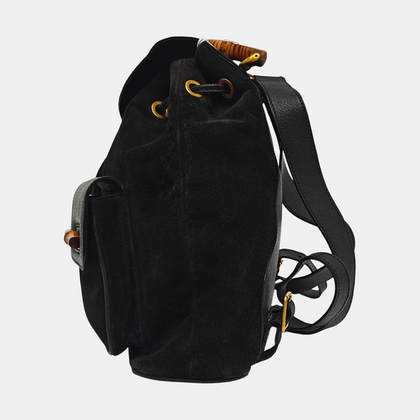 Bamboo 1947 Medium Suede Black