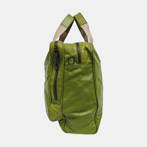 Calfskin Shoulder Bag Green
