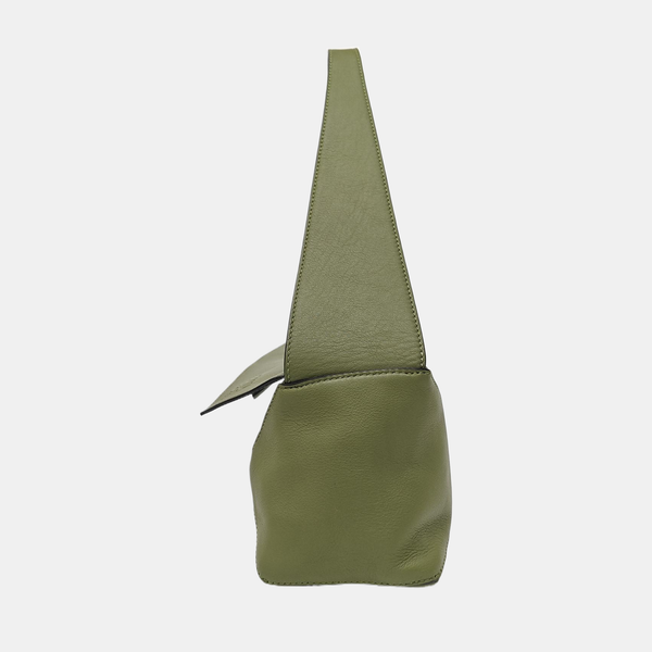 Puzzle Hobo Medium Calfskin Green