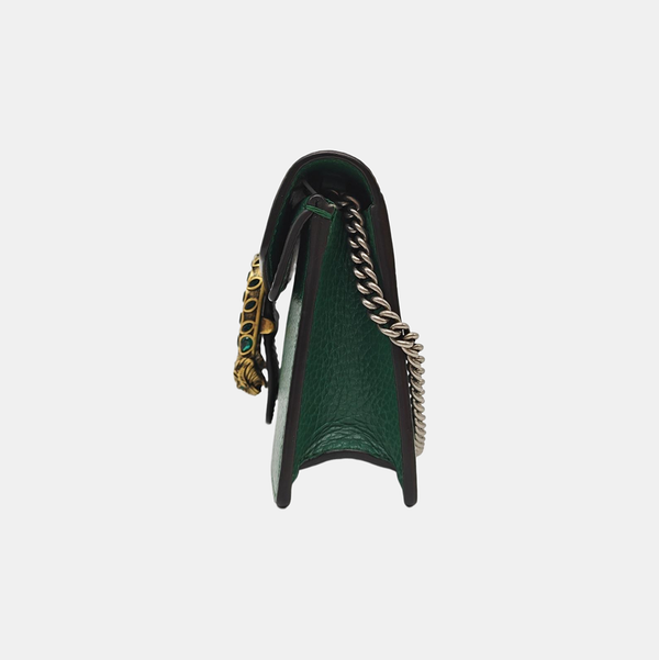 Dionysus Super Mini Calfskin Green