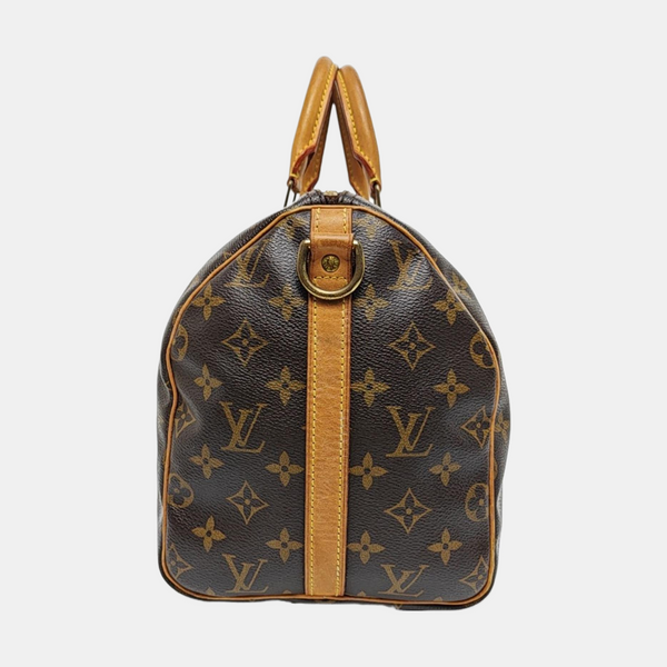 SPEEDY 30 Monogram Coated Canvas Brown