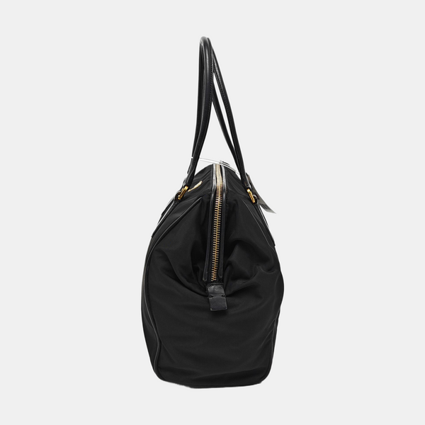 Nylon Tote Bag Black