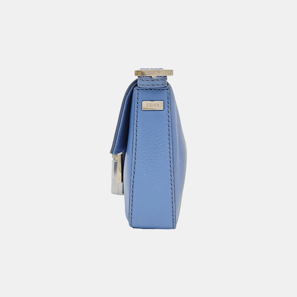 Baguette Medium Calfskin Blue