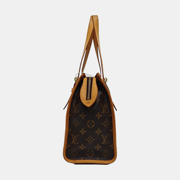 POPINCOURT Monogram Coated Canvas Brown