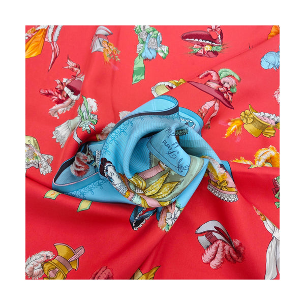 Mulberry Silk Silk Scarf Orange