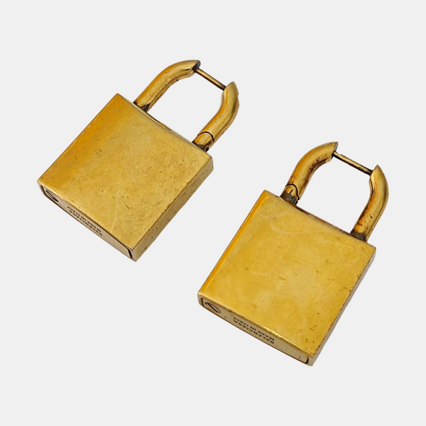 Metal Gold Stud Earrings