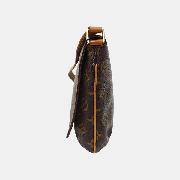 MUSETTE TANGO Monogram Coated Canvas Brown