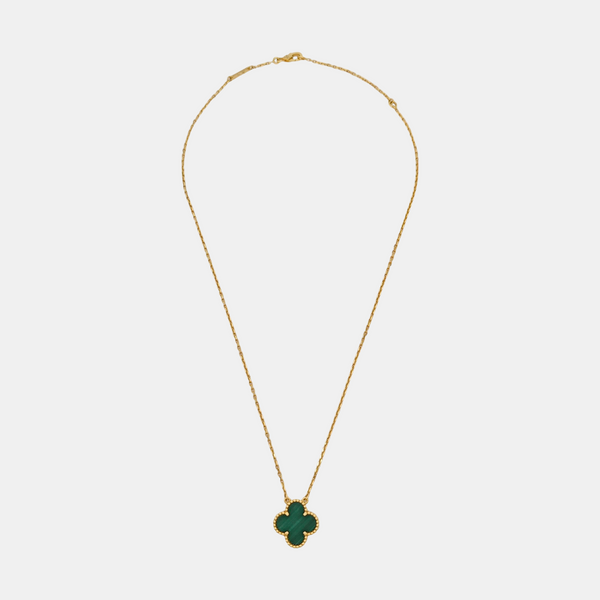 Vintage Alhambra 18k Gold Necklace
