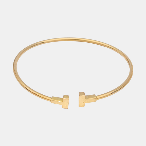 Tiffany T 18k Rose Gold Bangle