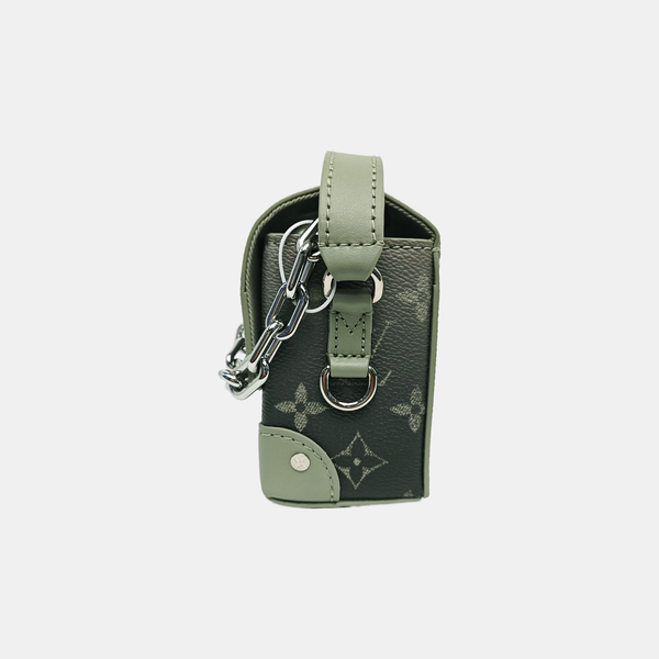 STEAMER Monogram Coated Canvas Green