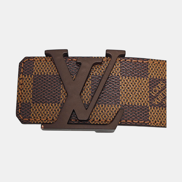 Coated Canvas Belt Brown