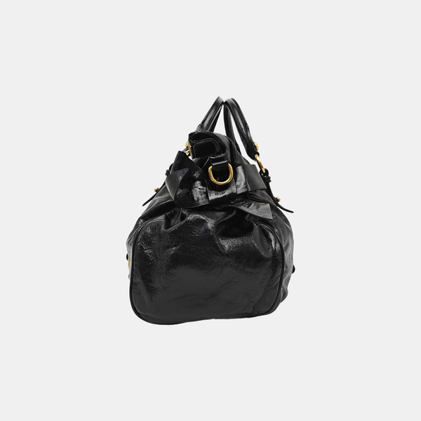 Bow Calfskin Black