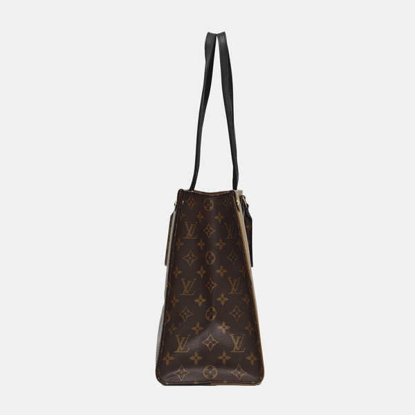 ONTHEGO MM Monogram Coated Canvas Brown