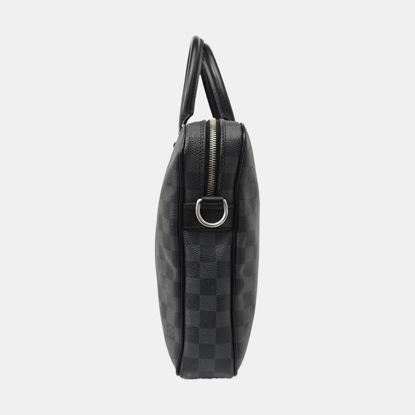 PORTE-DOCUMENTS PM Damier Graphite Coated Canvas Black
