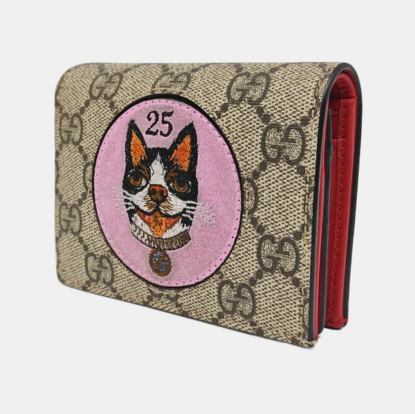 Monogram Coated Canvas Wallet Beige