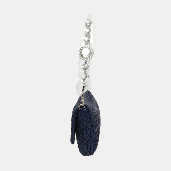 Quilted Lambskin Shoulder Bag Blue