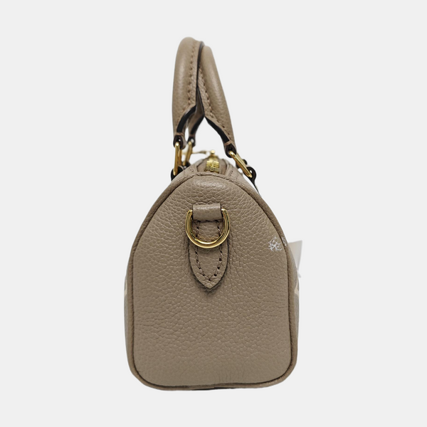 SPEEDY Nano Monogram Calfskin Gray