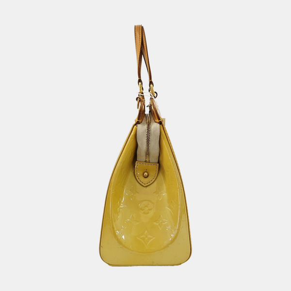 BREA MM Monogram Patent Leather Yellow