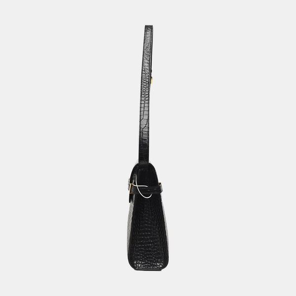 MANHATTAN Medium Calfskin Black