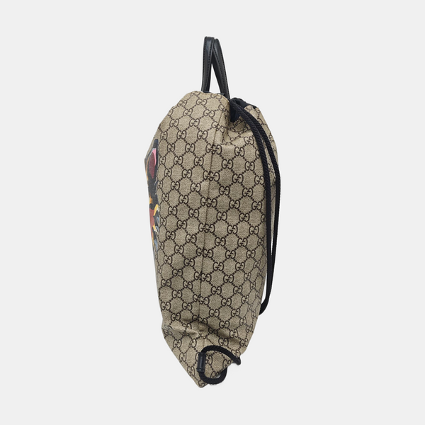 GG Supreme Monogram Coated Canvas Beige