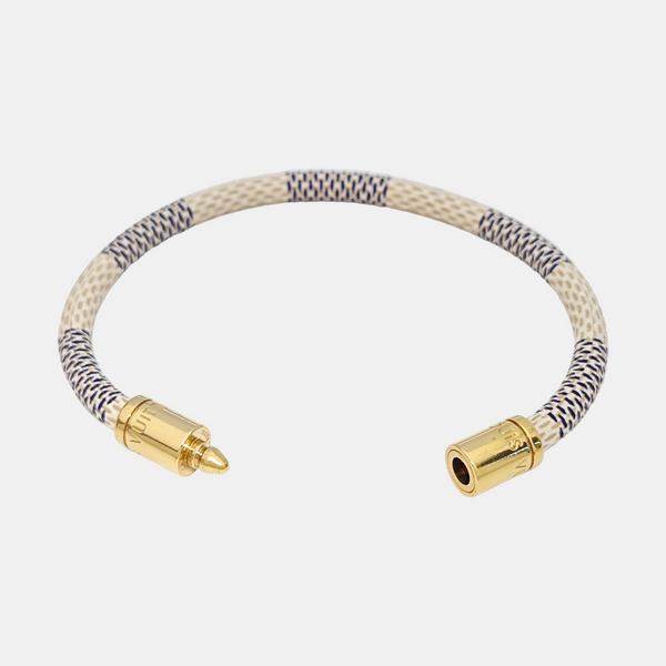 KEEP IT Coated Canvas White Bangle