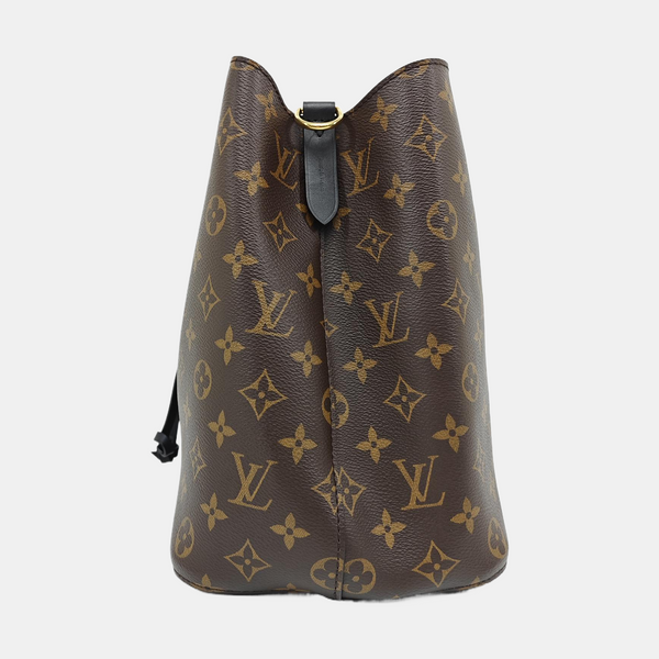NÉONOÉ MM Monogram Coated Canvas Brown
