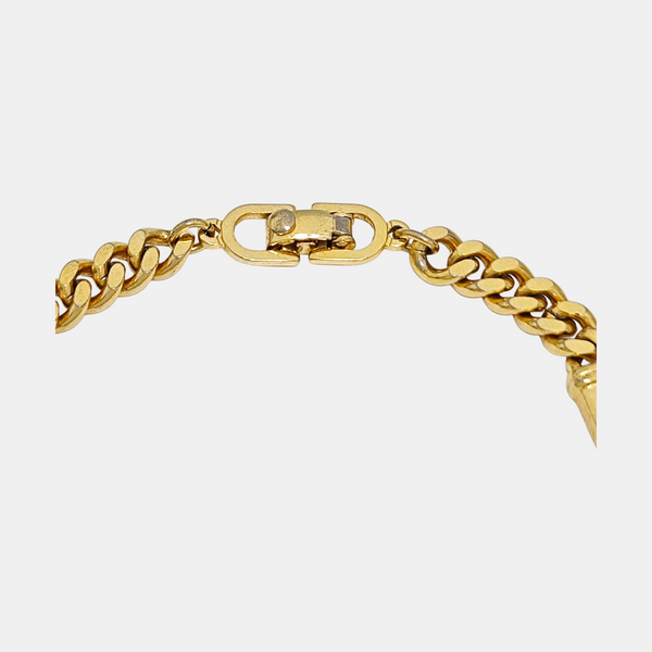 Dior Oblique Metal Gold Bracelet