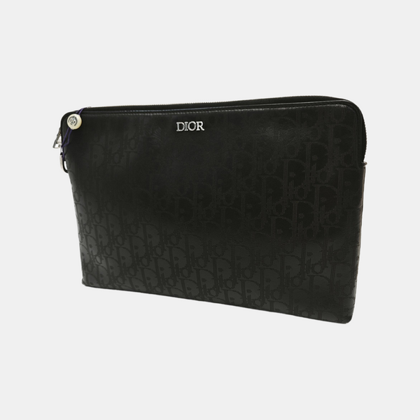 Calfskin Clutch Black