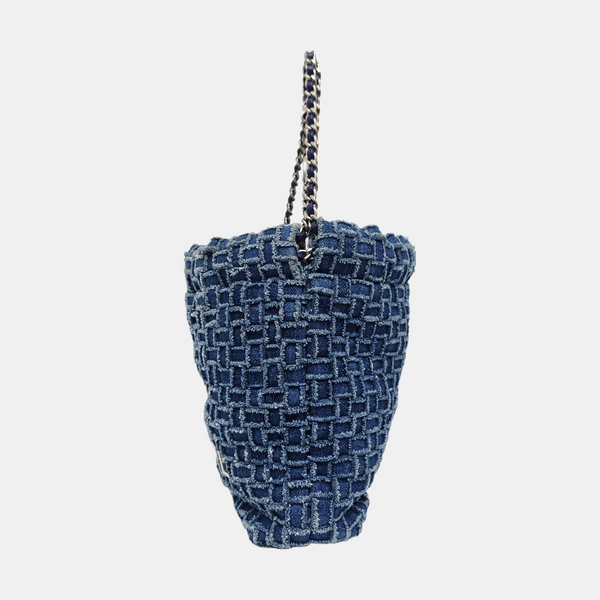 CHANEL 22 Mini Fabric Blue
