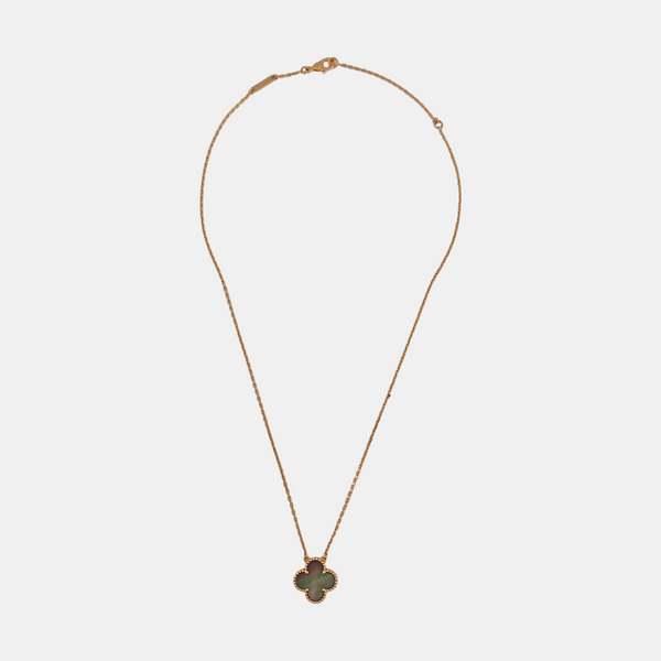 Vintage Alhambra 18k Rose Gold Necklace