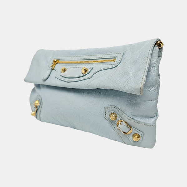 Classic City Small Lambskin Blue