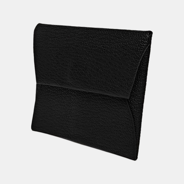 Bastia Chèvre Mysore Black Coin Purse