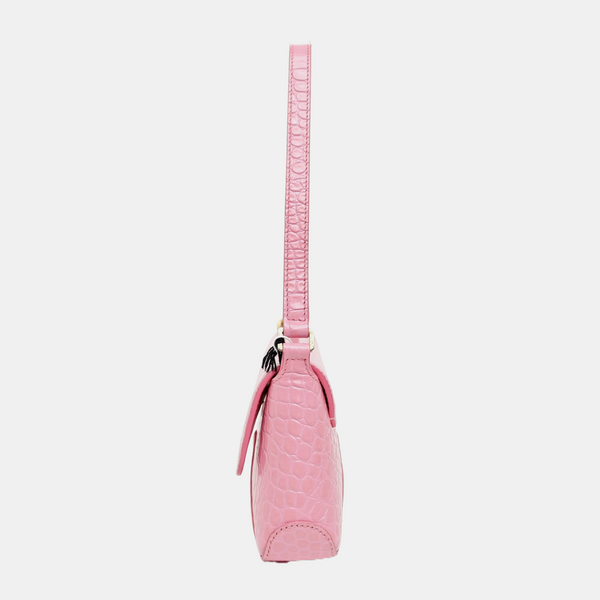 Calfskin Shoulder Bag Pink