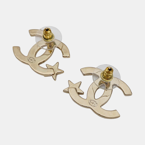 Metal Gold Stud Earrings