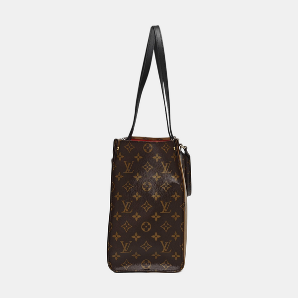 ONTHEGO MM Monogram Coated Canvas Brown