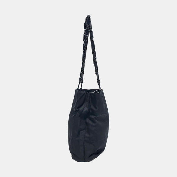Nylon Tote Bag Blue