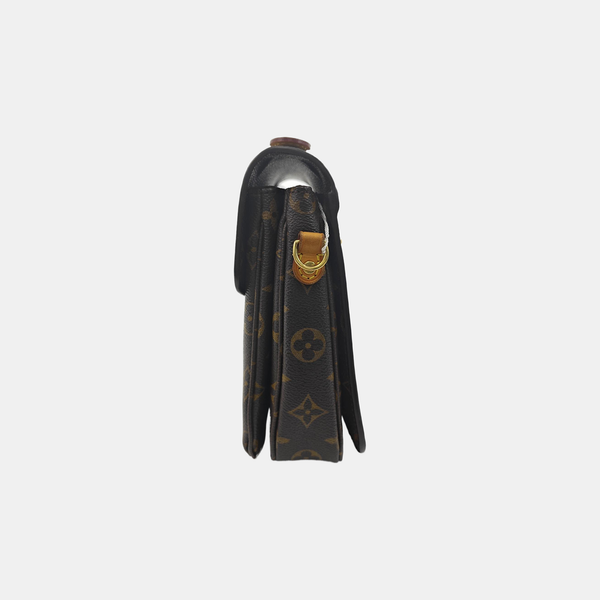 MÉTIS MM Monogram Coated Canvas Brown