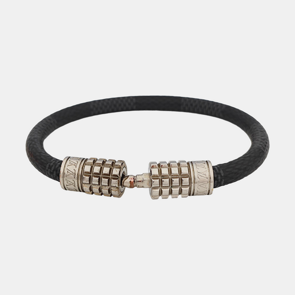 DIGIT Metal Black Bangle
