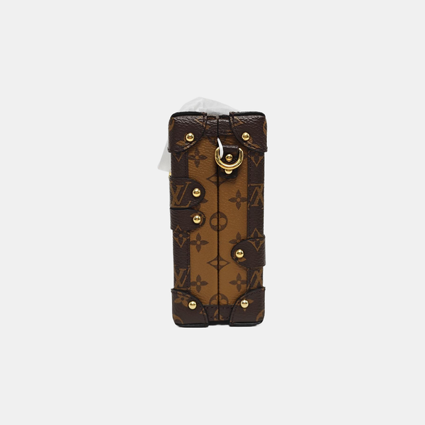 PETITE MALLE Monogram Coated Canvas Brown