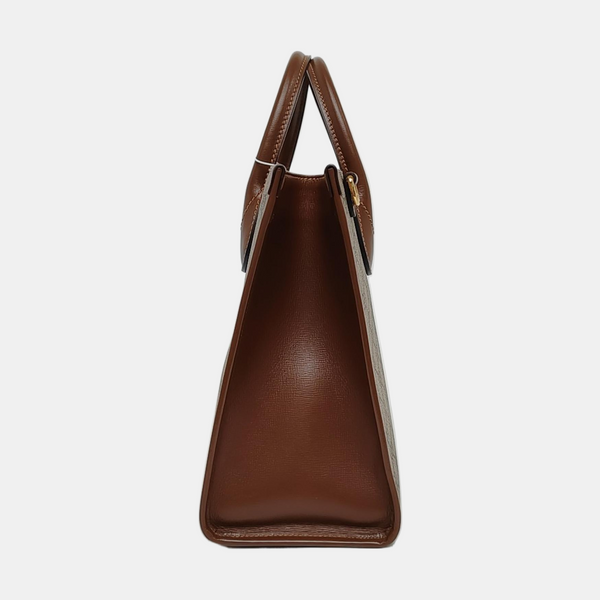 Retro Small Monogram Coated Canvas Brown