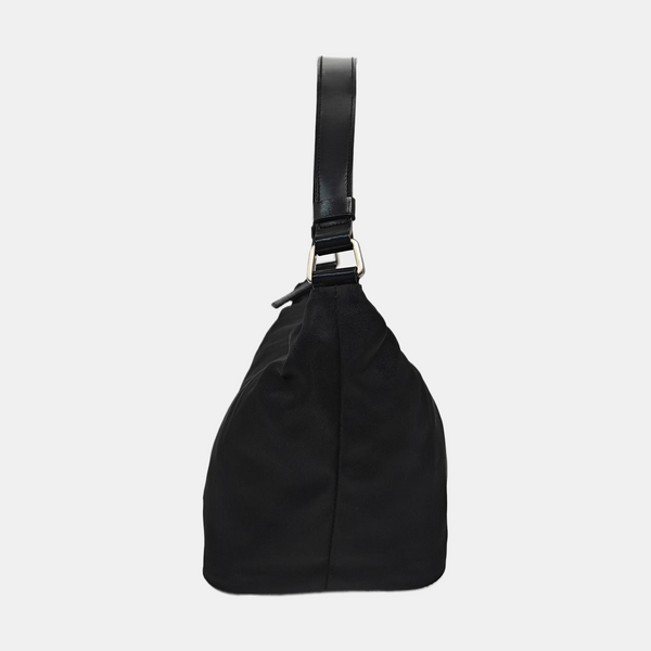 Nylon Shoulder Bag Black
