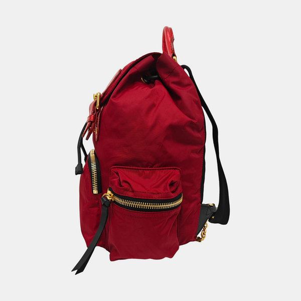 The Rucksack Medium Nylon Red
