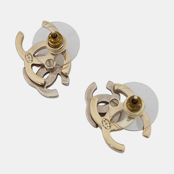Metal Gold Stud Earrings