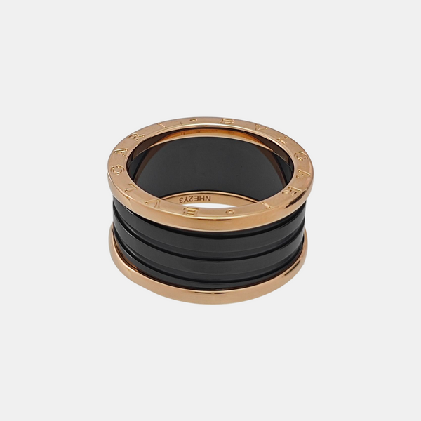 B.ZERO1 18k Rose Gold Ring EU 62