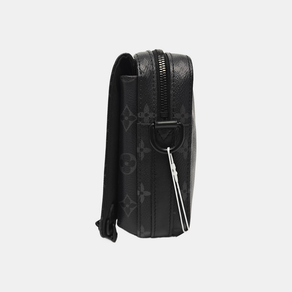 STEAMER Monogram Coated Canvas Black
