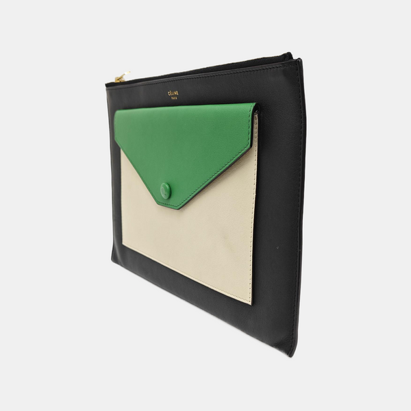 Calfskin Clutch Multicolor