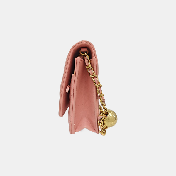 TRENDY CC Quilted Lambskin Pink